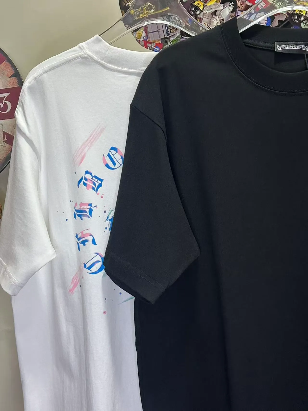 L 26854# 𝗖𝗵𝗿𝗼𝗺𝗲 𝗛𝗲𝗮𝗿𝘁𝘀 2026 New Arrival Original ！ ： ！ ！ ：Black White SIZE：S-XXL